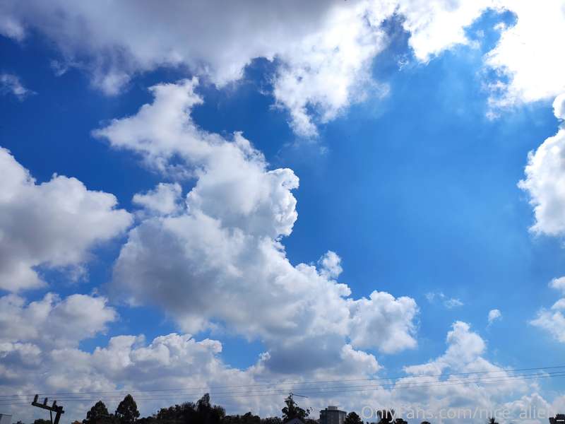Fluffy sky