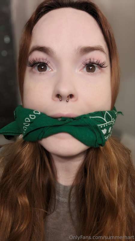 Some fun gagged pics for you, done by request. 💕 1
