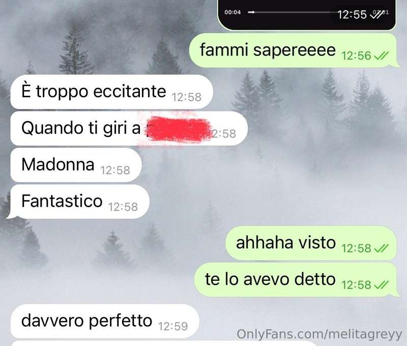 feedback del video HOT che vi state perdendo….🤓vedete voi! 