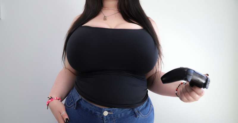 my boobs are so soft and squishy :p  do you enjoy watching t.. 4