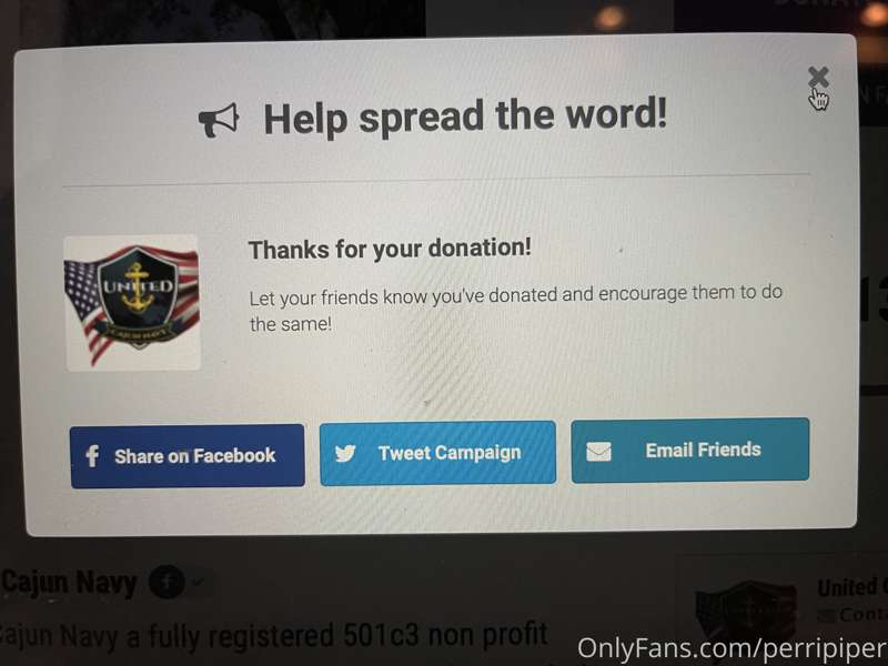 Good morning, I went ahead and matched the donations everyon..