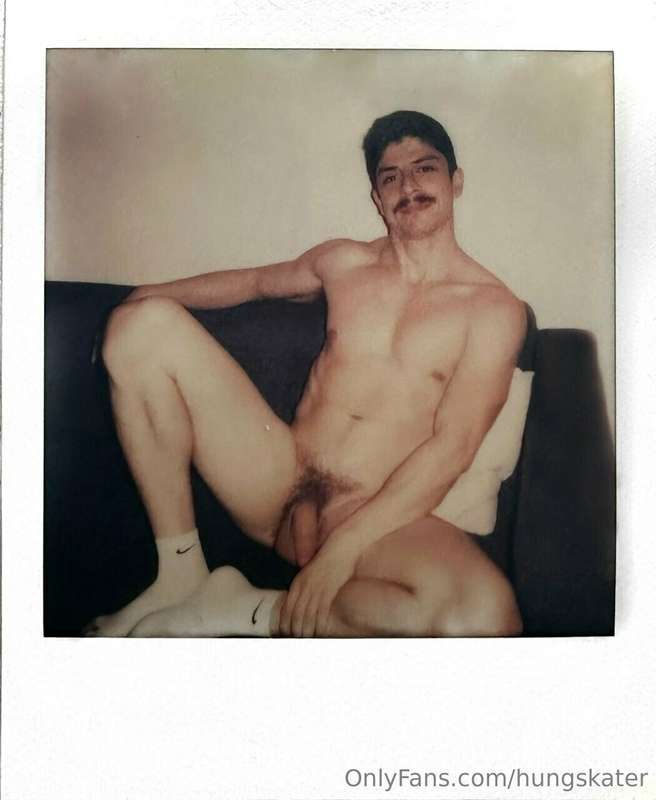 Let a friend of mine snap some poloroids of me after I came ..