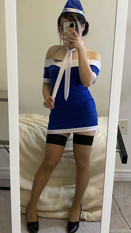 Thought I’d dress up as a flight attendant for you today. Wa.. 8