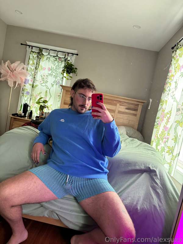 blue boy & his slut shorts 2