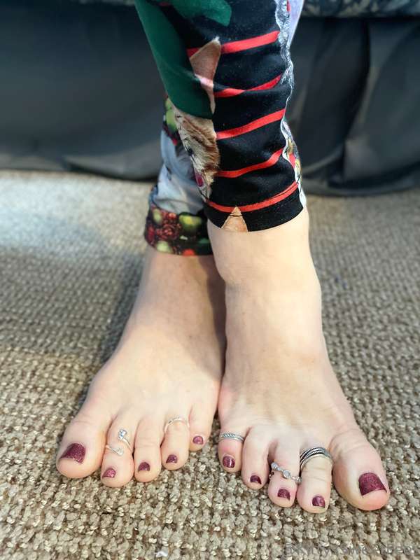 Soft, creamy white skin and perfectly pedicured toes adorned.. 4