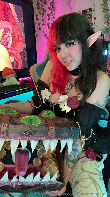 You can call me Gummy the Mimic Slayer 👅 cum on this adventu.. 2
