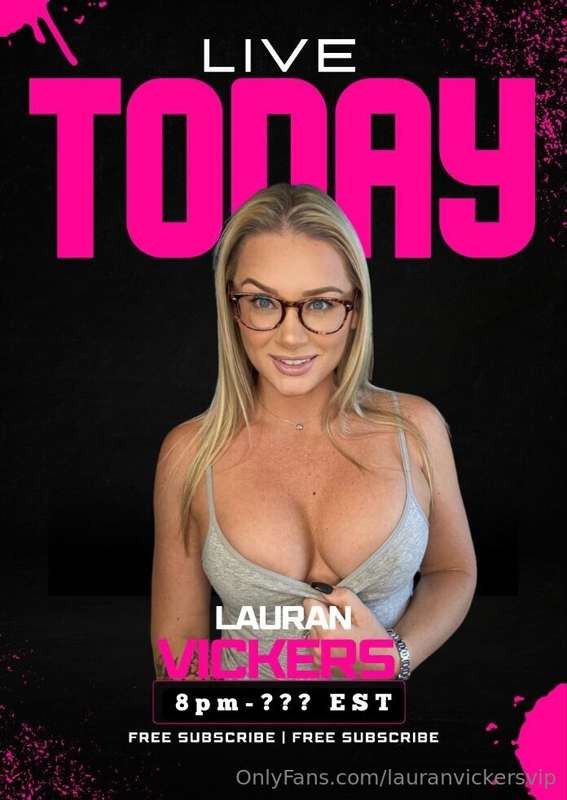 LIVE TONIGHT, 8pm-??? EST 🥳Join me for live fun, games, show..