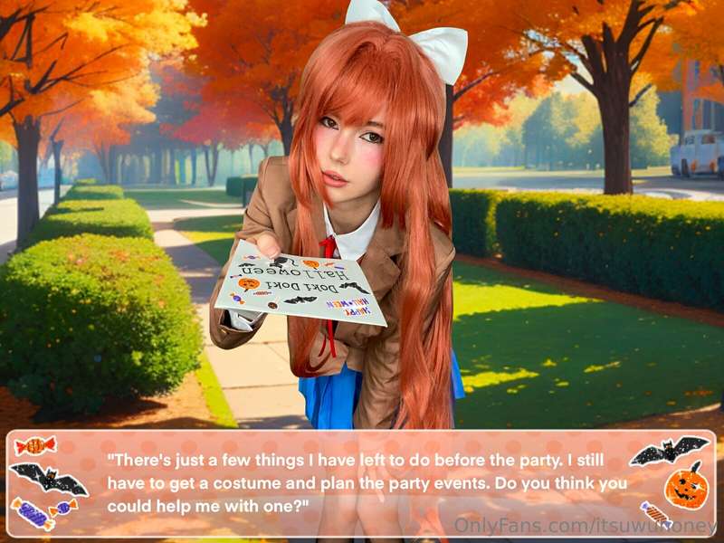 Doki Doki Halloween! (choose your own adventure) Part one - .. 8
