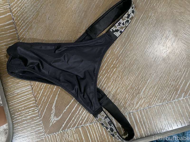 😈SOLD😈 This black pair of VS panties are for sale! They’ve a..