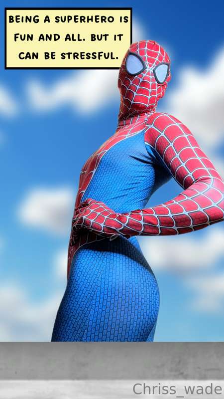I guess Spider-Man needed to use his web shooter 🍆💦( I had s..