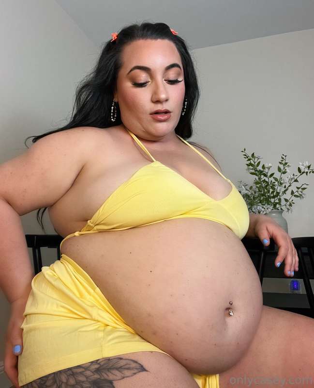Your girlfriend has put on some weight. She wore this little.. 1