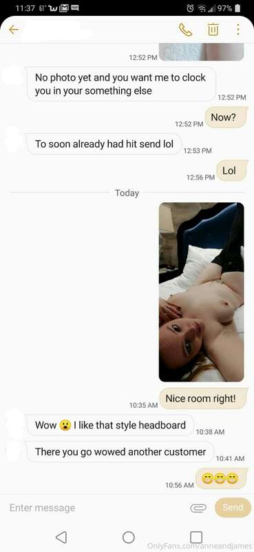I'm a bad girl messaging my boss like this