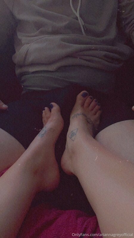 My soles fit just right around his cock 2