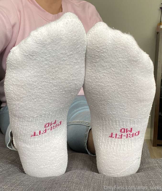 I peeled this socks of my feet for you to have a taste 👅