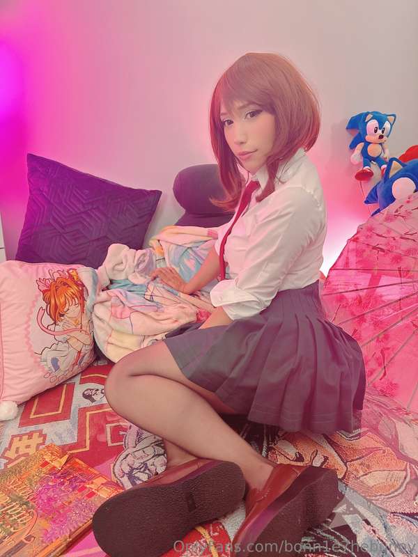 Can i be your study buddy? 👉👈😋- Cosplay: (Uravity) Ochako Ur.. 7