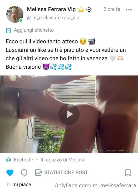 VIDEO ONLINE! 😈 Ho appena pubblicato il video di coppia in v..