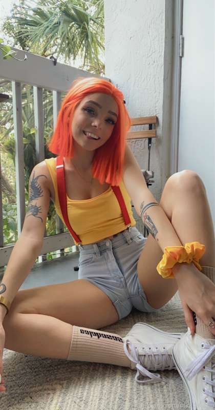 Pussy pics dressed as Adult Misty from Pokémon 🥰 9