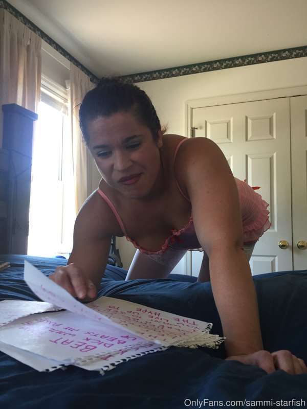 BTS... getting ready to film a facefuck video. 1