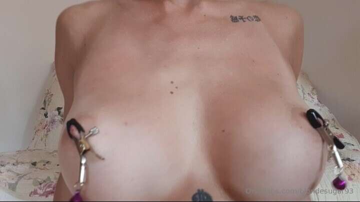 Do you like my nipple clamps? 5