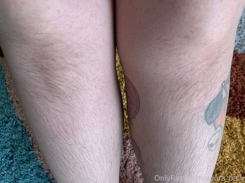 Hairy leg update; stockings edition 😮✨ 6