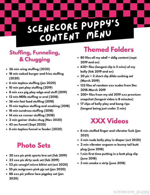 this is my current Dropbox menu !!! DM me to purchase thru O..