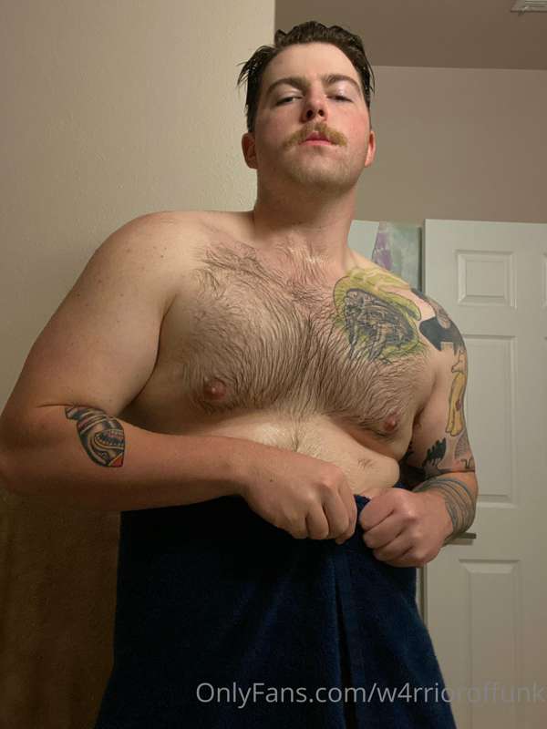 Fresh out the shower, nice and clean for you