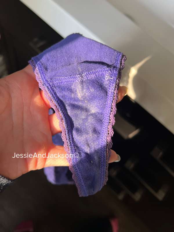 **For the dirty panty lovers**
My creampied panties from yes.. 4