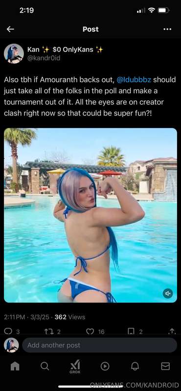 Would yall mind replying to this tweet for me? 🩵 https://x.c..