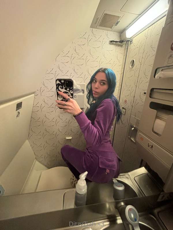 sneak and fuck in the airplane bathroom? i wont tell… ✈️ 