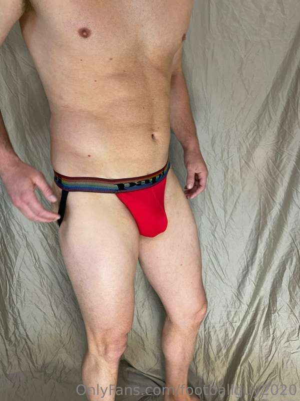 Soldier shows off his hot muscular body in a thong and jock!.. 10
