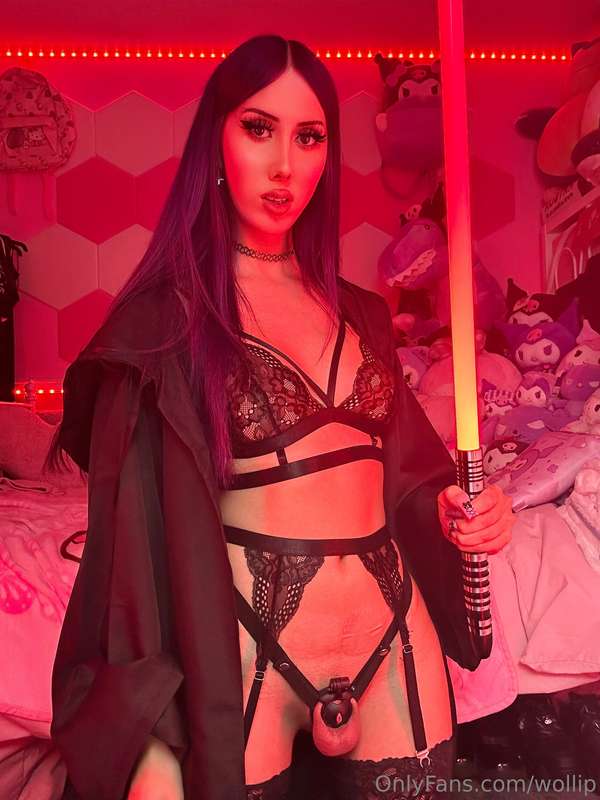 using the force to make you cum 💦 have you ever seen a trans.. 2