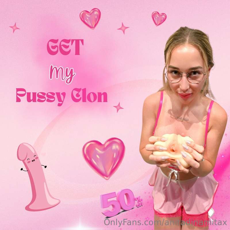 Have you ever thought about having a PUSSY CLONE? 💘You can h..