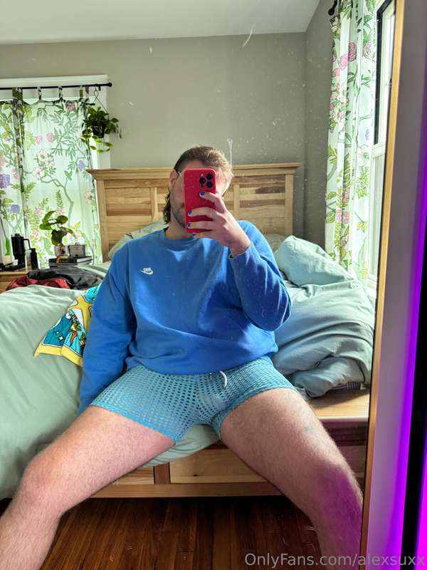 blue boy & his slut shorts 6