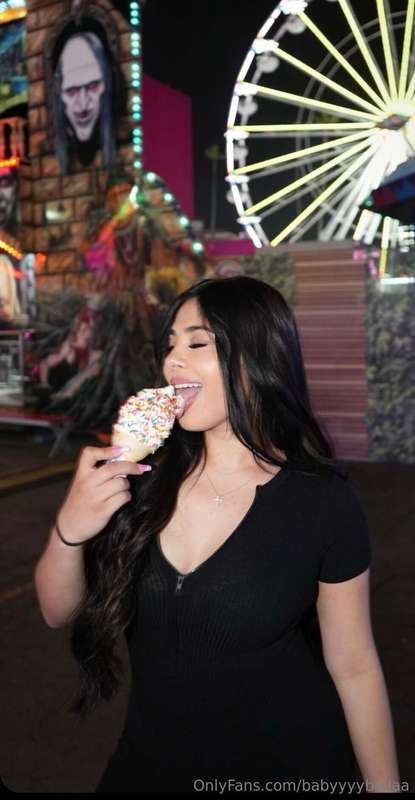 What tastes better ice cream or you ? 😏