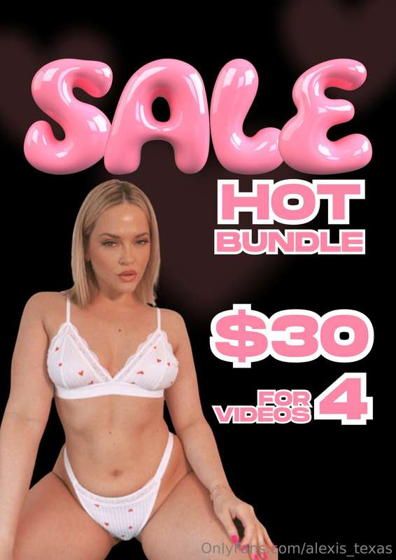 $30 for 4 videos? Babe… are you even ready for what’s inside..