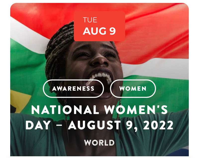 Todays marks woman's day in South Africa ❤️