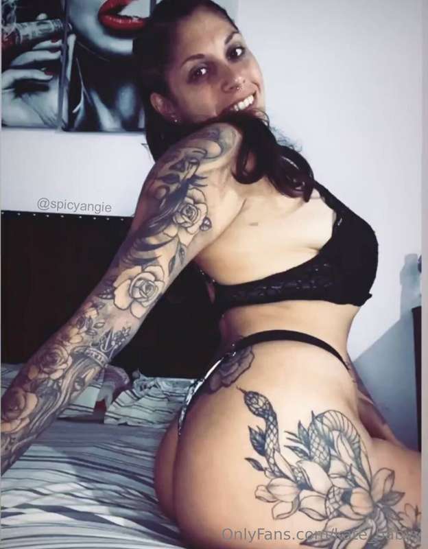Want to see what she doesn't share on social media?@spicyang..