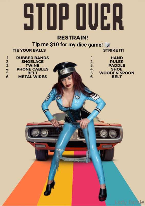 # ***Dice Game!*** Restrain yourself and punish your cock!  ..