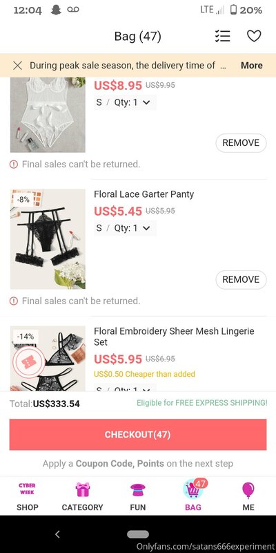 Oh come on help a girl out get some of these filthy outfits .. 3