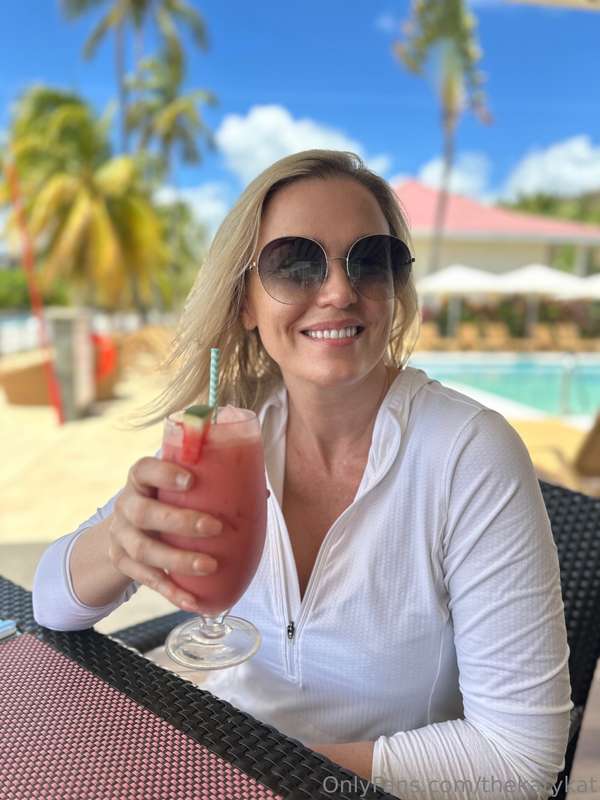 Here for a rare glimpse of me holding a drink. Don’t worry, ..