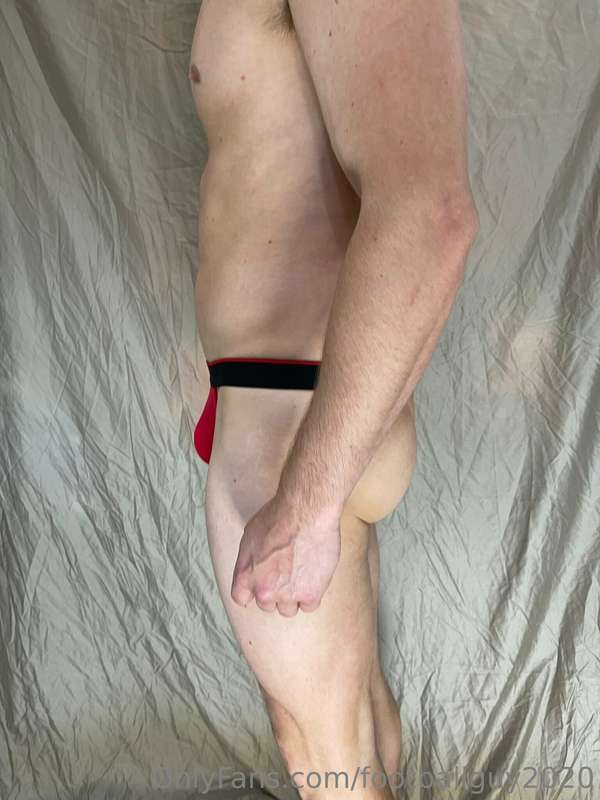 Soldier shows off his hot muscular body in a thong and jock!.. 12