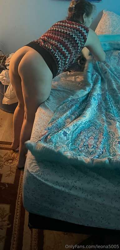 Making my bed