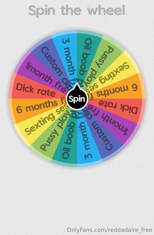 Want to play? Who’s going to spin my wheel of filth? 😈  Send..