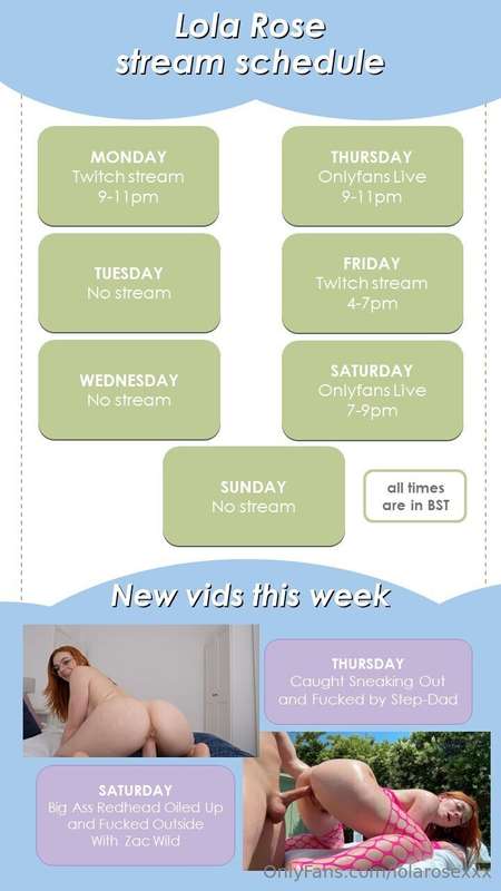 🩷WEEKLY LOLA UPDATES🩷  This week I have a really hot new sol..