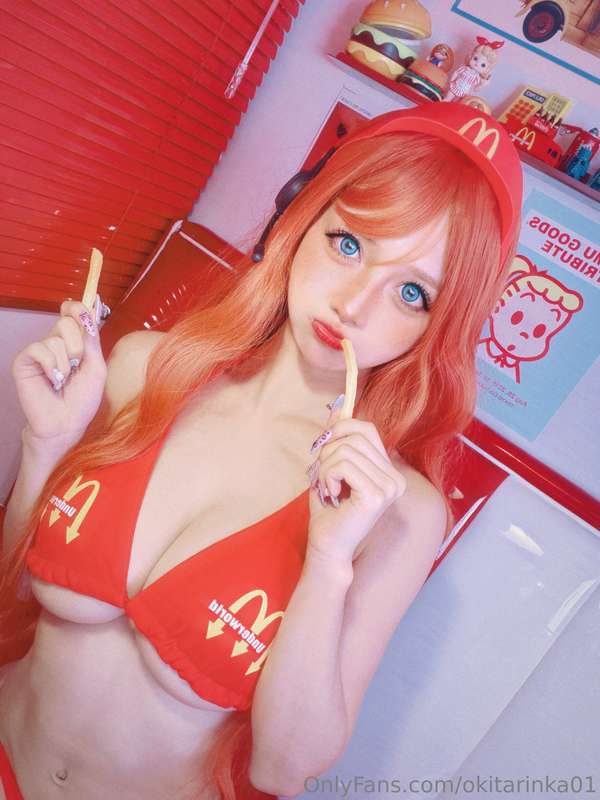 McDonald's Girl Part1 What would you like to order?❤️❤️❤️ 21