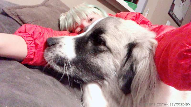 Checking my dog into the ER for 48 hours, I’ll know more aft.. 1