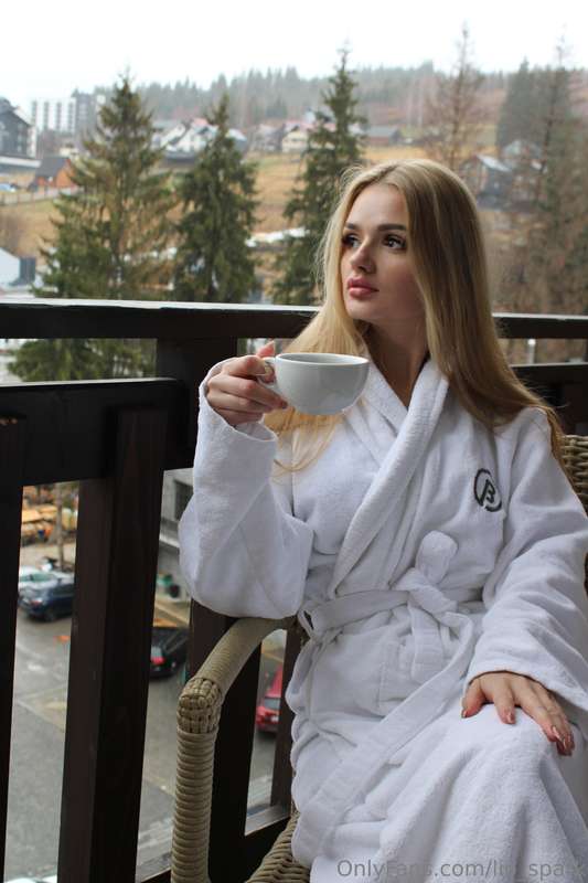 I just love to start my morning on the balcony with a cup of..
