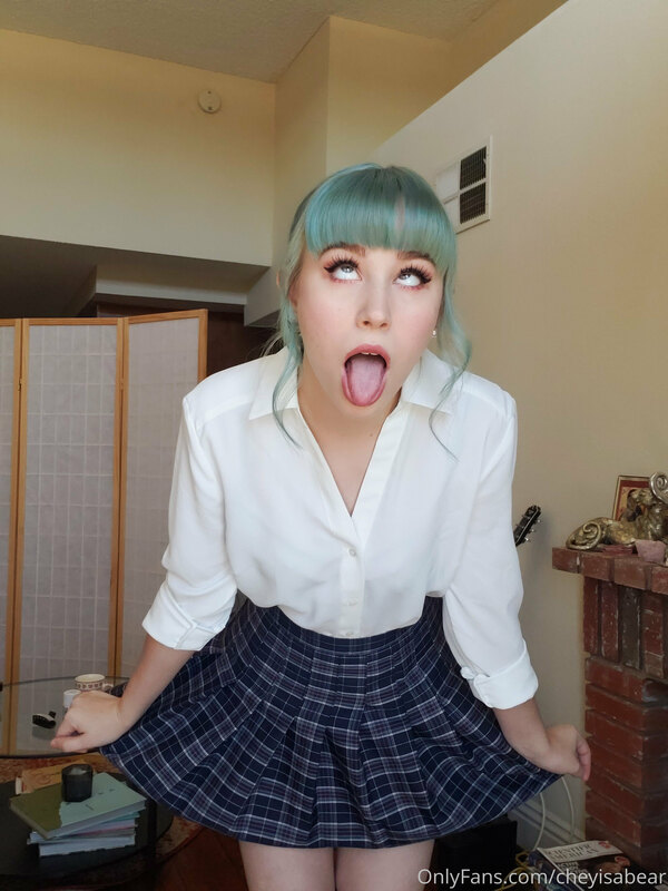 A really kind subscriber got me this cute school girl skirt,.. 3