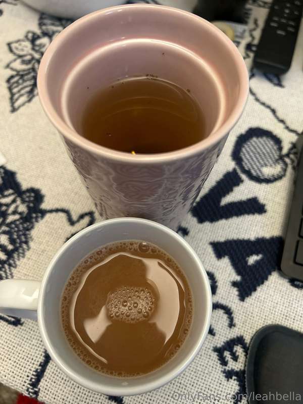 It might just be tea, but I’m breaking my caffeine fast. I h..