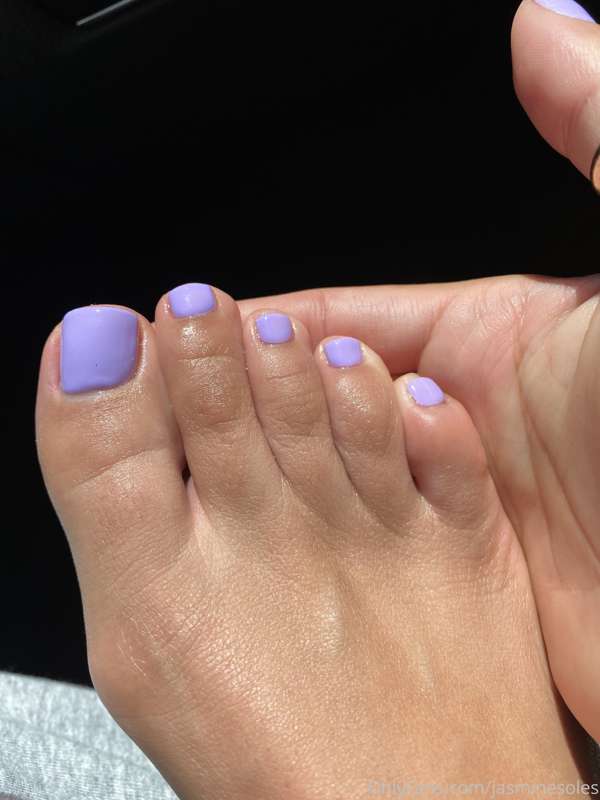 Purple pedi 💜💜💜 1